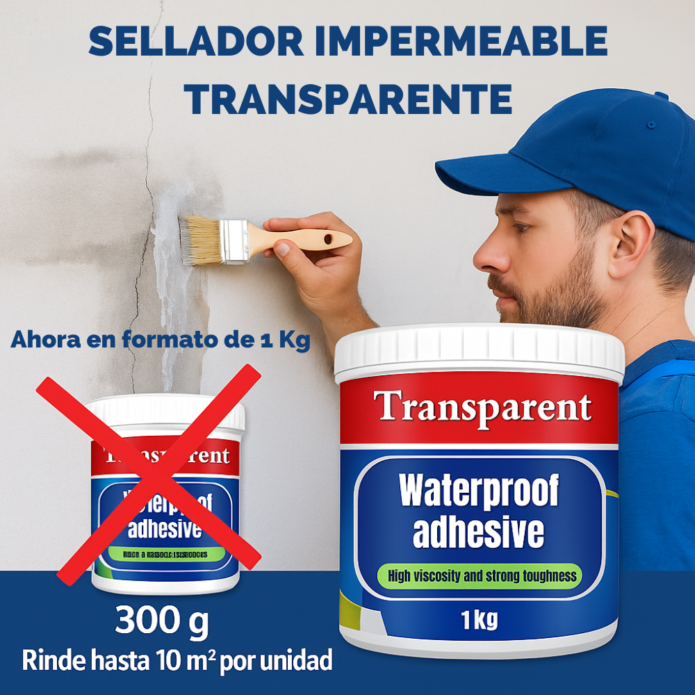 SELLADOR IMPERMEABLE TRANSPARENTE 1 KG