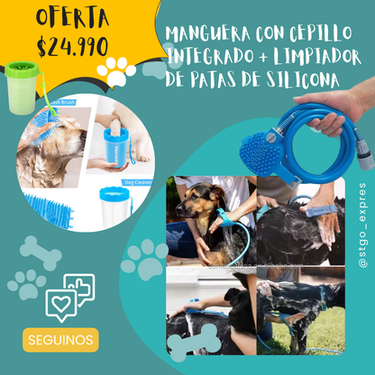 KIT DE BAÑO PARA MASCOTAS