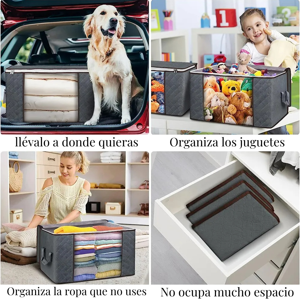 CAJA ORGANIZADORA DE ROPA PLEGABLE | CLEAR VIEW BOX™