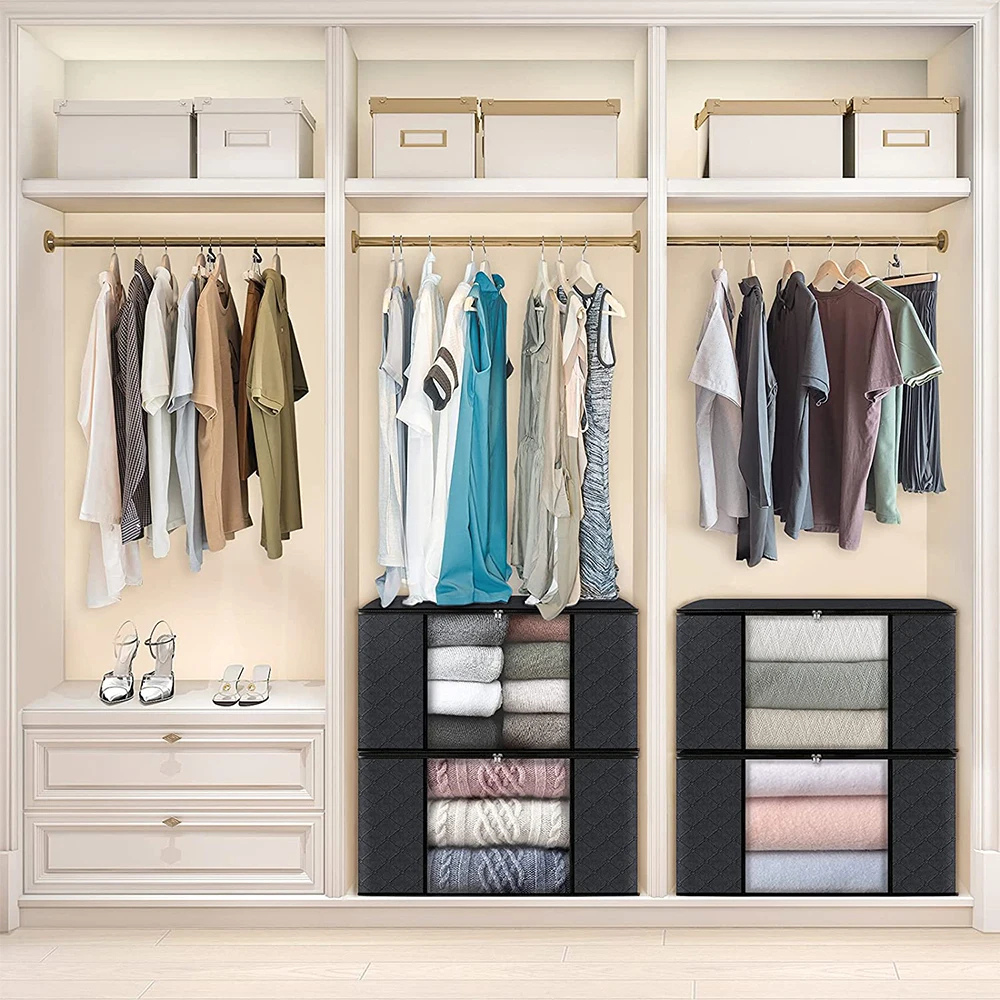 CAJA ORGANIZADORA DE ROPA PLEGABLE | CLEAR VIEW BOX™