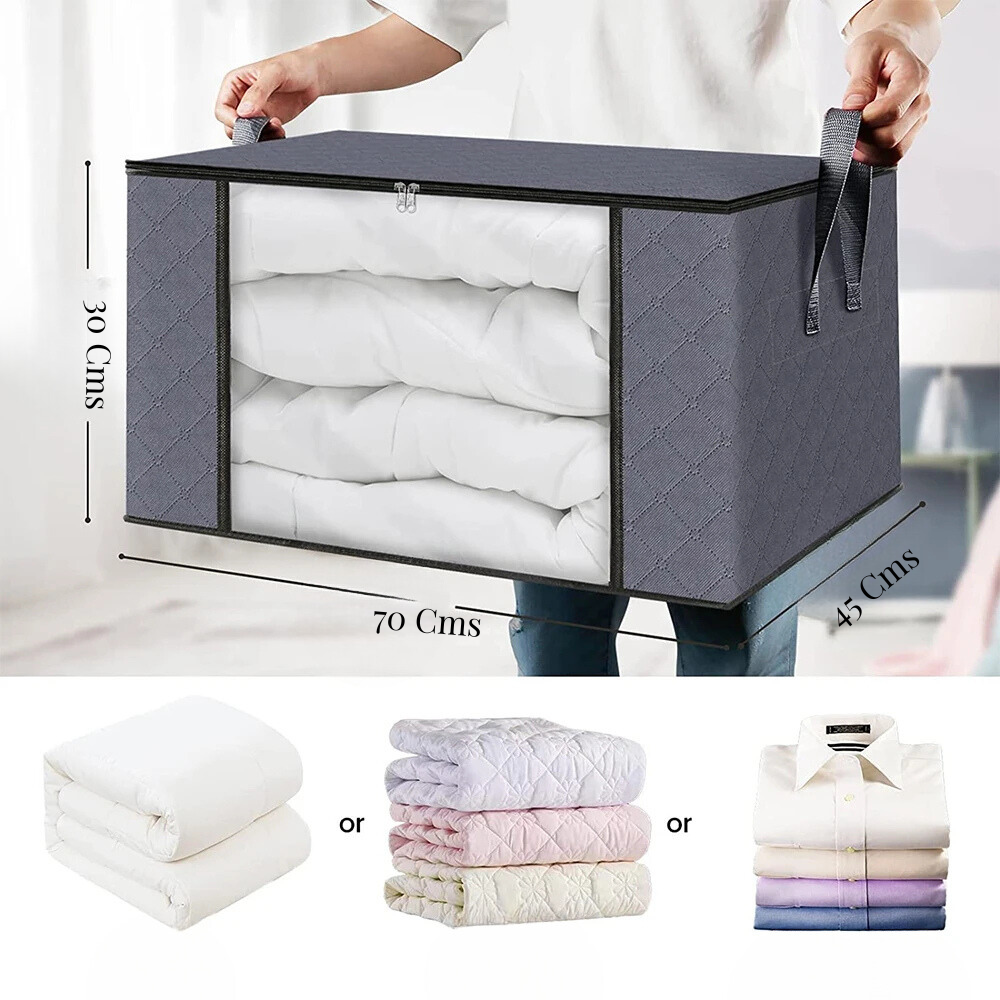 CAJA ORGANIZADORA DE ROPA PLEGABLE | CLEAR VIEW BOX™