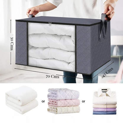 CAJA ORGANIZADORA DE ROPA PLEGABLE | CLEAR VIEW BOX™