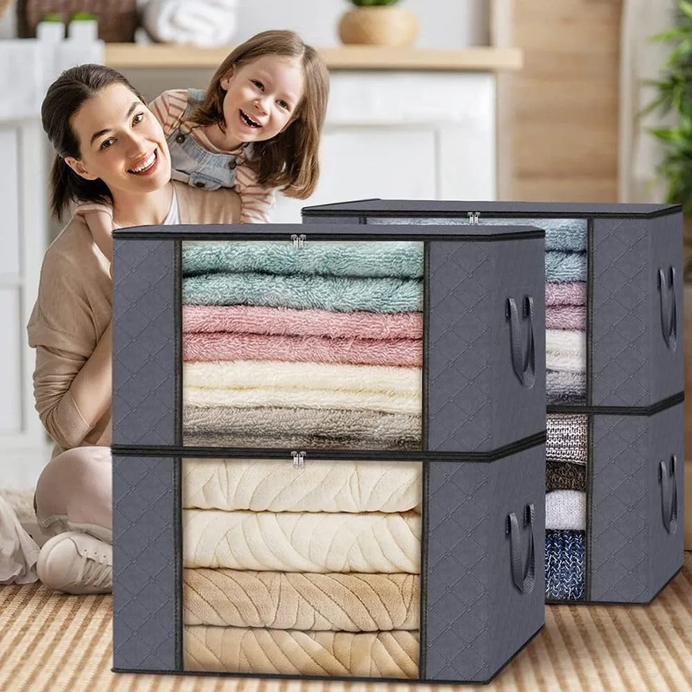 CAJA ORGANIZADORA DE ROPA PLEGABLE | CLEAR VIEW BOX™