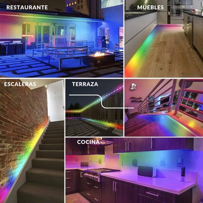 CINTA DE LUZ LED RGB | 5 MTS