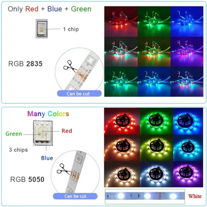 CINTA DE LUZ LED RGB | 5 MTS