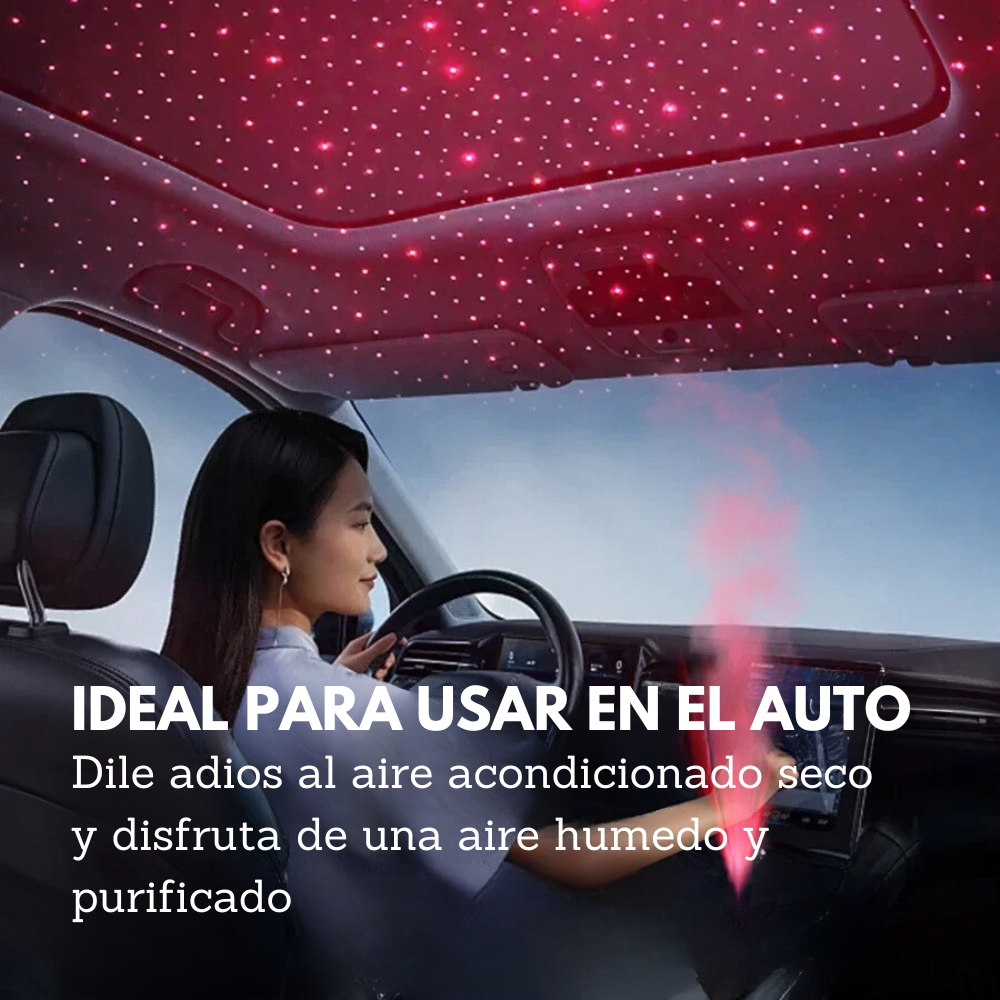 HUMIDIFICADOR DE AIRE CON PROYECCION DE ESTRELLAS