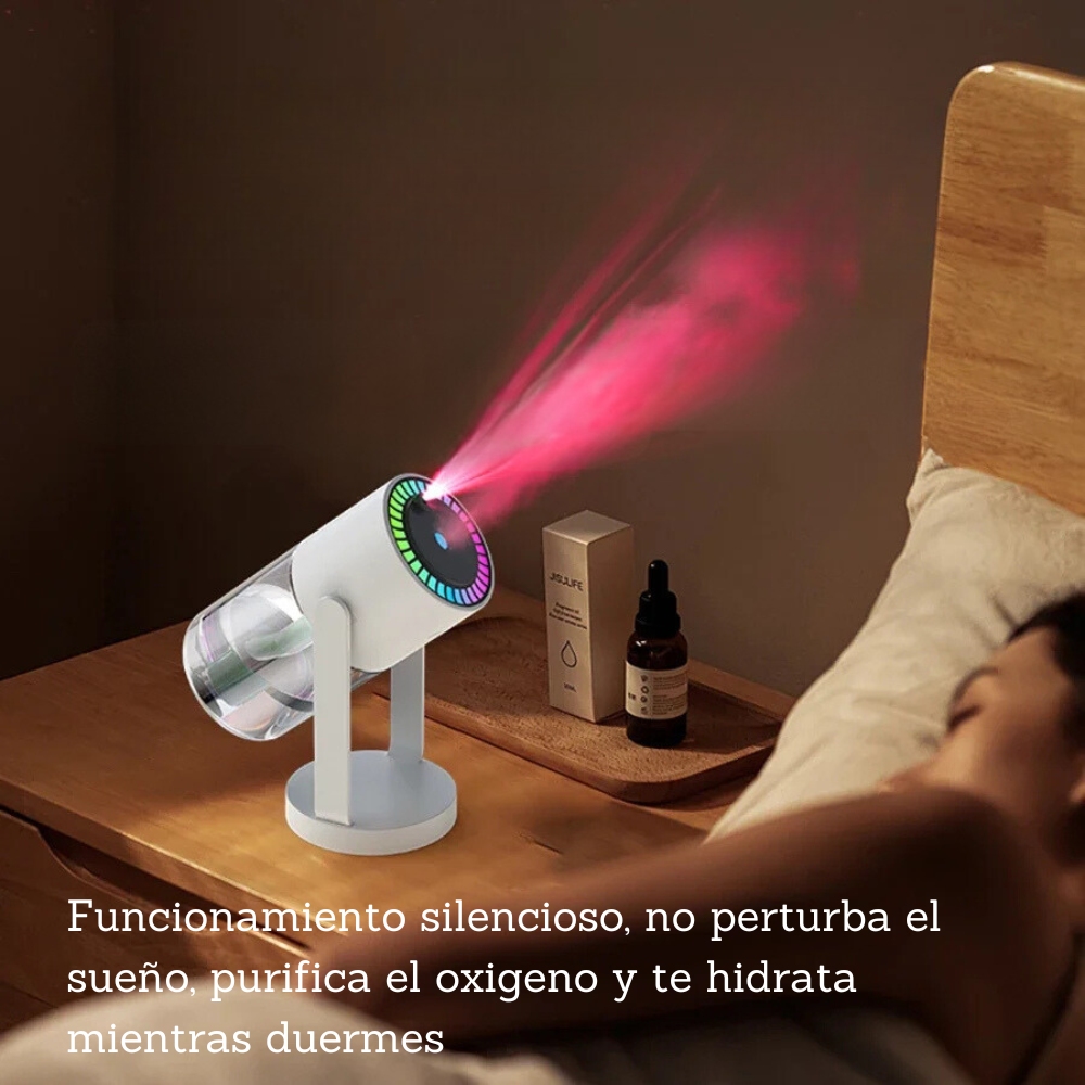 HUMIDIFICADOR DE AIRE CON PROYECCION DE ESTRELLAS