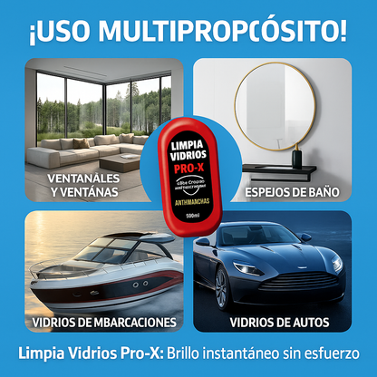 LIMPIA VIDRIOS PRO-X (PACK DE 3 UND)