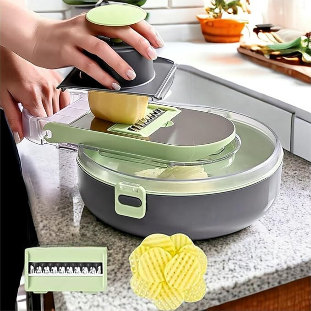 REBANADOR DE VERDURAS MULTIFUNCIONAL 9 EN 1