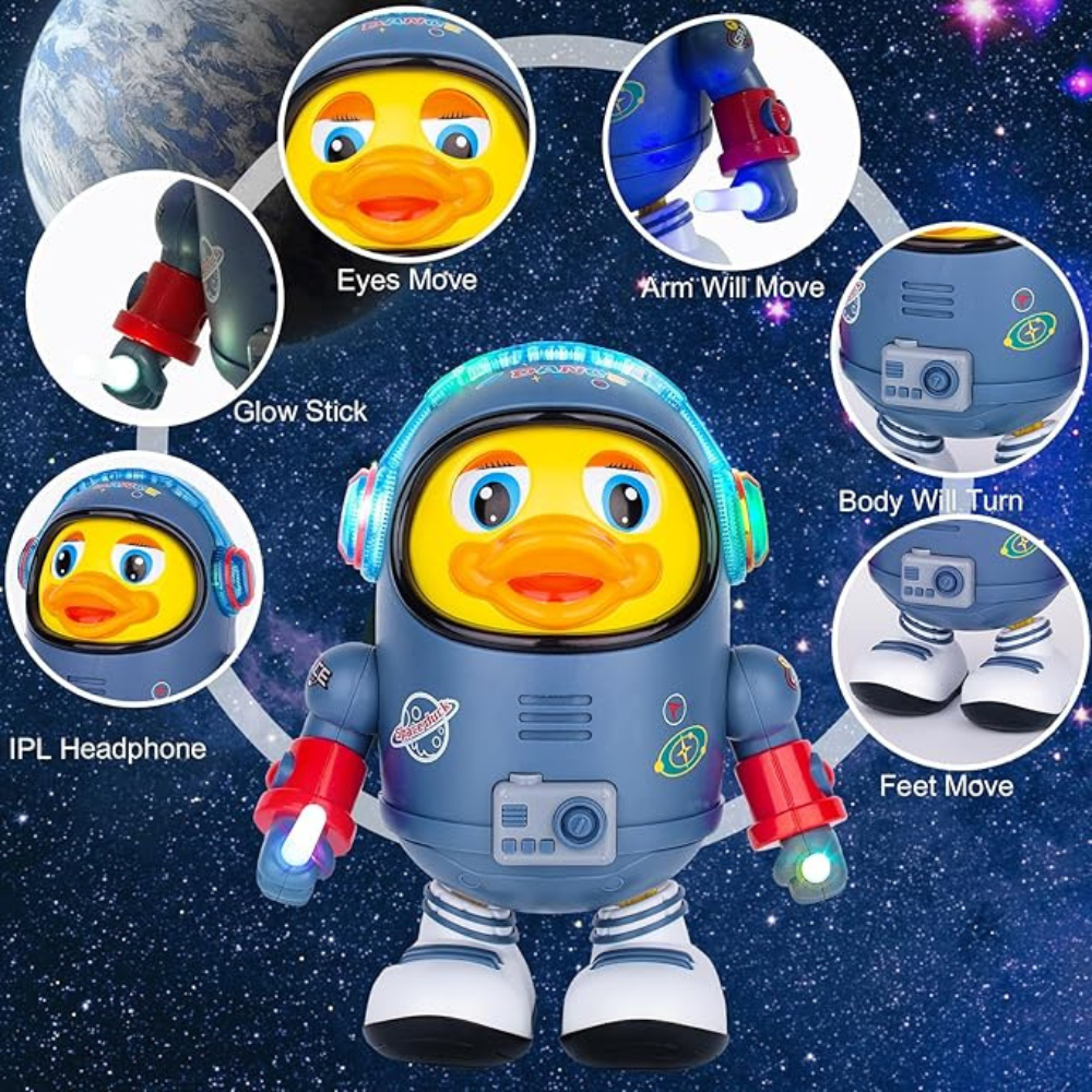 JUGUETE: PATO ESPACIAL BAILARIN | SPACE DUNK DANCE